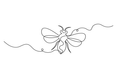 Mutlu yüzlü uçan arı çizgisi devam ediyor.