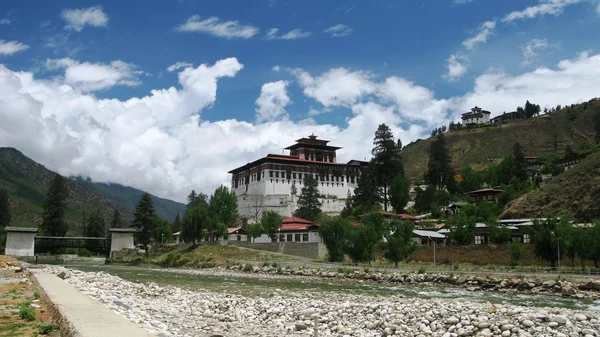 Rinpung dzong en paro, bhutan — Foto de Stock