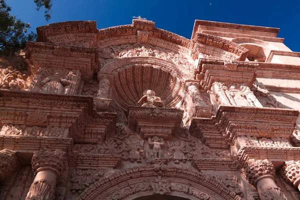 Exterior Ciew Fachada Iglesia San Juan Bautista Yanahuara Arequipa Perú —  Fotos de Stock