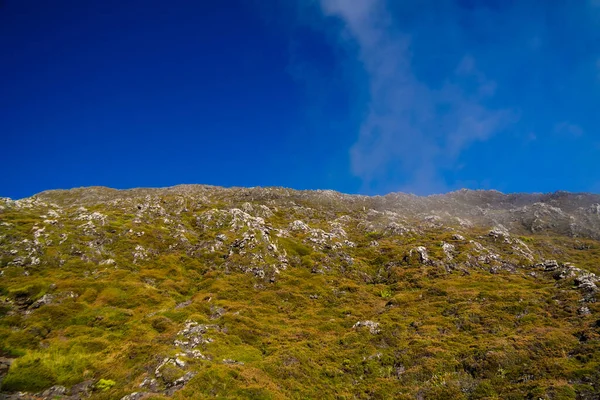 Panorama Landscape Slope Pico Volcano Hiking Azores Portugal — Stock Photo, Image