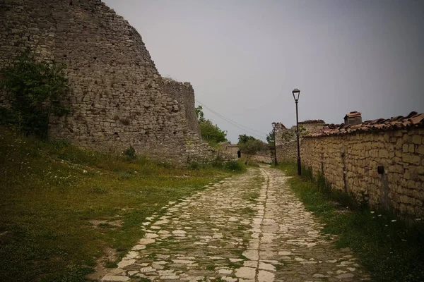 Vista Esterna Sulla Rovina Xhamia Kuqe Aka Moschea Rossa Nella — Foto Stock