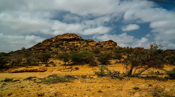 Barlang Festményei Laas Geel Rock Külső Közelében Hargeisa Szomália — Stock Fotó