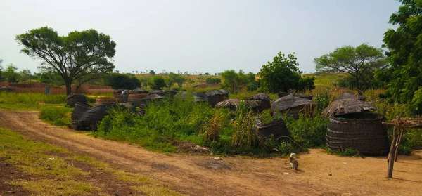 Панорамні Bkonni Село Хауса Людей Поблизу Tahoua Нігер — стокове фото