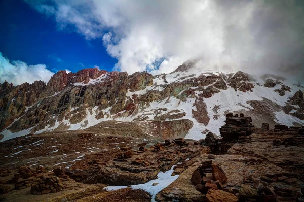 在达吉斯坦 高加索俄罗斯 Schalbus Dag 山的全景 — 图库照片