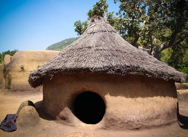 Traditionele Tammari Mensen Dorp Van Tamberma Koutammakou Het Land Van — Stockfoto
