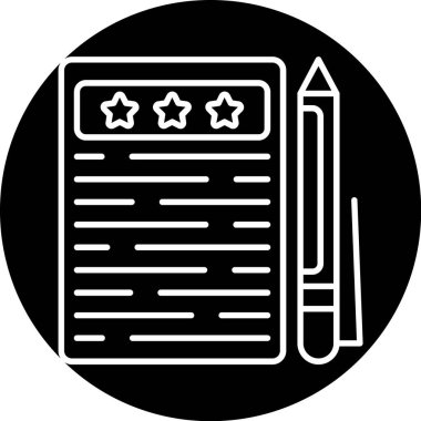 Basit geribildirim simgesi vektör çizimi