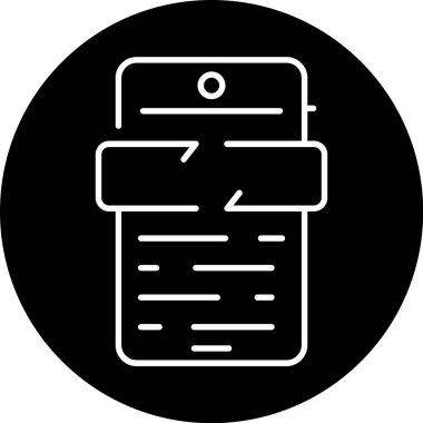 Geribildirim Oku Simgesi, İzole edilmiş Beyaz Arkaplan Web Resimleri