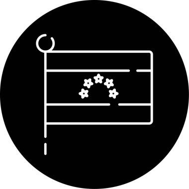 Venezuela Bayrak Simgesi, Beyaz Arkaplanda İzole Web Resimleri