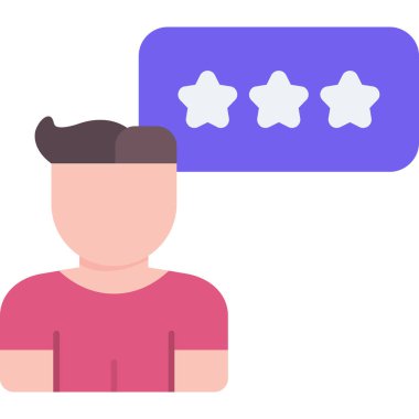 Basit geribildirim simgesi vektör çizimi