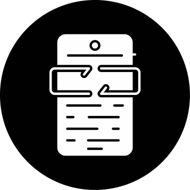 Geribildirim Oku Simgesi, İzole edilmiş Beyaz Arkaplan Web Resimleri