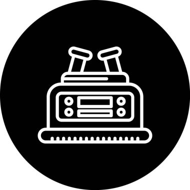 Ters Santrifüj Çizgi Çemberi grafik tasarımı