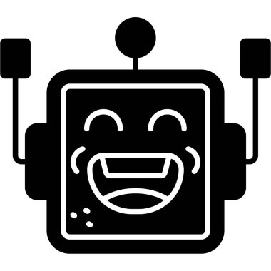 Robot modern simgenin vektör illüstrasyonu