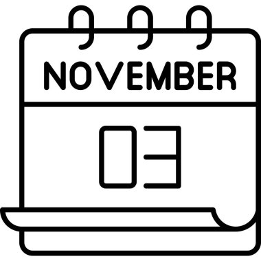 3 Kasım takvim simgesi tasarımı. Buluşma zamanı. Olay çizelgesi. Düz vektör illüstrasyonu.