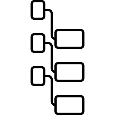 Alt Görev Simgesi Beyaz Arkaplanda İzole Edildi