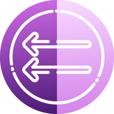 Çift Sol Ok Simgesi, Beyaz Arkaplanda İzole Ağ Resimleri