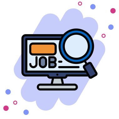 Web Opportunity vektör tasarımı düz simgesi