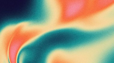 Kumlu dokuya sahip canlı ve renkli soyut sıvı gradyan arkaplan.