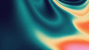 Kumlu dokuya sahip canlı ve renkli soyut sıvı gradyan arkaplan.