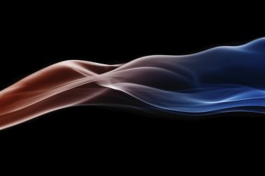 soyut kahverengi mavi duman