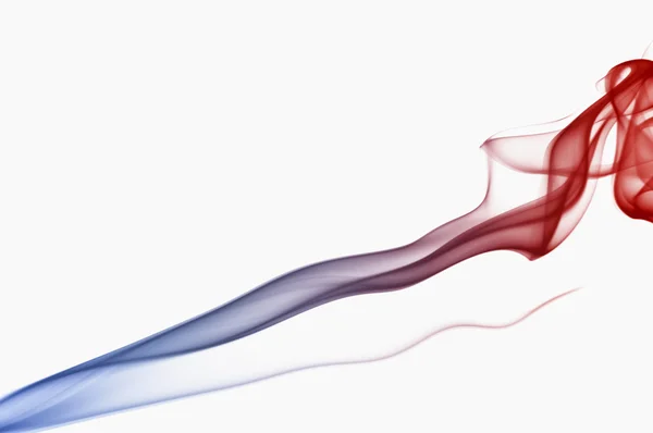Abstract red blue smoke — Stock Photo, Image