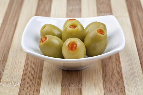 stuffed green olives