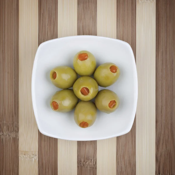 stuffed green olives