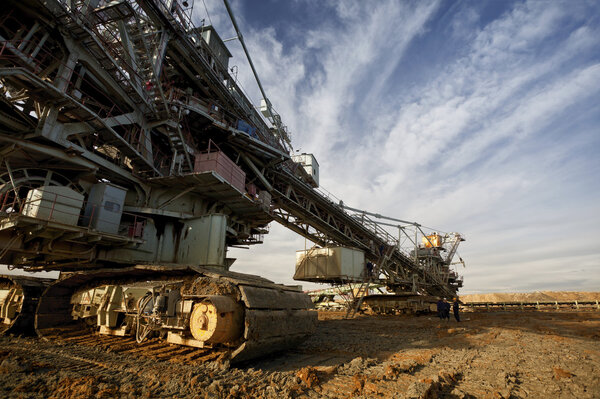 bucket wheel excavator