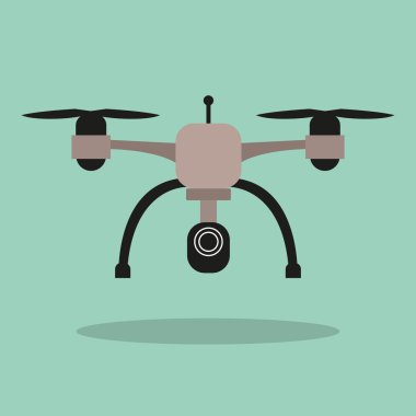 Fotoğraf veya video kaydı çeken bir kamera ile Drone . 