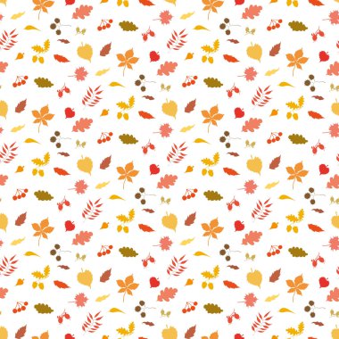 Dikişsiz sonbahar desen.