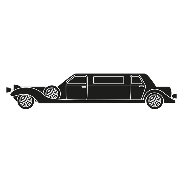 Icono de coche retro . — Vector de stock