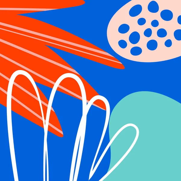 Soyut minimalist modern çiçek arkaplanı. Poster, kart, baskı, kapak, duvar kağıdı, broşür, davetiye, resim baskısı, pankart ve duvar dekoru için moda grafik tasarımı. Vektör illüstrasyonu.