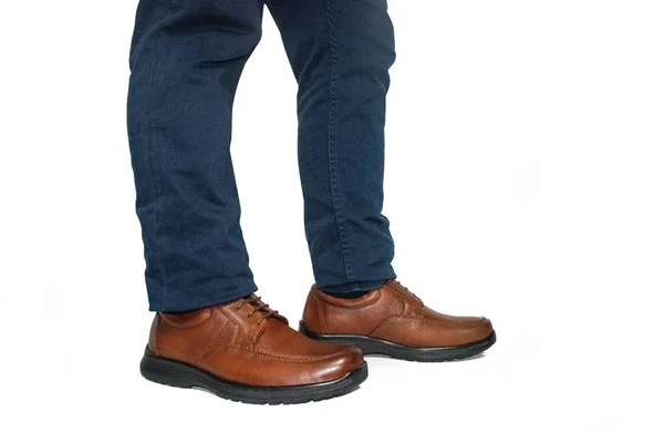 Zapatos Vestir Hombre Cuero — Foto de Stock