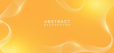 Akan Beyaz Çizgilerle Canlı Turuncu Soyut Arkaplan