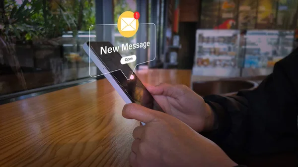 Yeni İleti Kaplamalı Kapalı Telefon Bildirimi