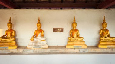 Altın Buda Heykelleri Şu Ing Hang, Laos 'ta