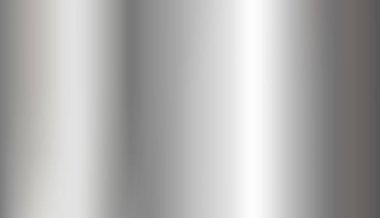 Gümüş maddenin yansıtıcı dokusuyla dikey metalik gri ölçekli gradyan arkaplan