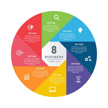 Simgeli 8 Parça Dairesel İş Bilgileri