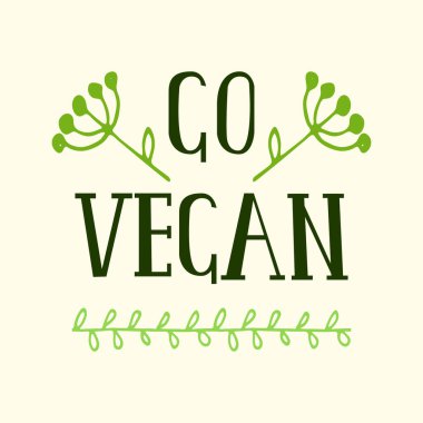 Dünya vegan günü vektör logosu resimli sosyal medya posteri veya afişi ücretsiz