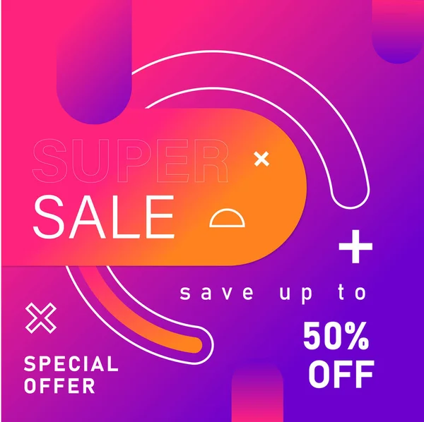 İndirimli ay indirimi mega teklif şablonu