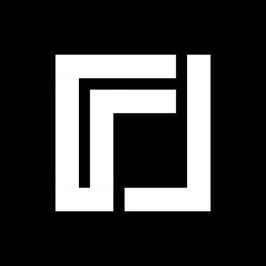 Marka şablonunuz için f logosu kavramı