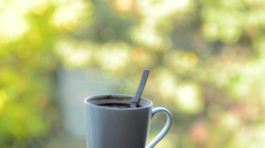 sıcak sabah kahvesi 