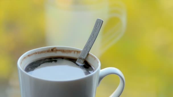 Café chaud du matin  