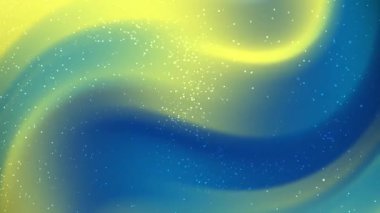 Soyut kıvrımlı sarı ve mavi arka plan. Tasarım projeleri, reklamcılık, web grafikleri ve renkli sanatsal kreasyonlar için elverişli.