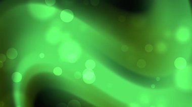 Yeşil soyut girdap desenleri ve arka planda Bokeh ışıklandırması. Arka planlar, grafik tasarım projeleri veya estetik için harika.
