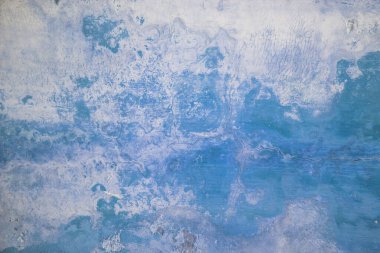 Grunge Duvarı mavi arka plan. Metin veya resim için kopyalama alanı olan soyut eski doku