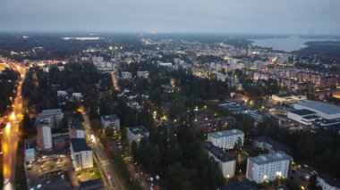 Stockholm şehrinin hava manzarası, İsveç