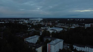Stockholm şehrinin hava manzarası, İsveç