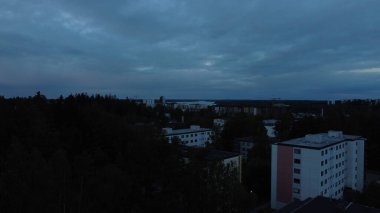 İsrail eyaletinin başkentinin gece manzarası.