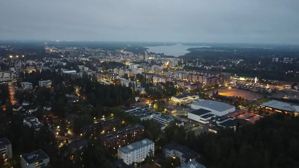 Şehrin güzel hava manzarası
