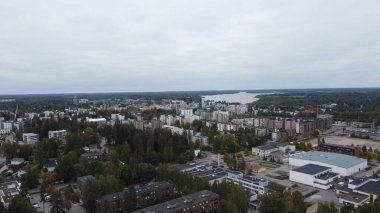 İsveç 'teki Stockholm şehri manzarası